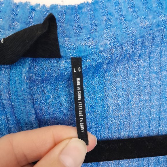 Urban Outfitters Out From Under V-Neck Waffle Knit Button Front Cardigan Size L - Picture 6 of 10